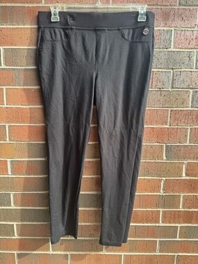 Leggings Pants | Tommy Hilfiger | Black Pull-On Stretch | Size L